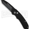 Smith & Wesson Extreme Ops SW50BT Black Automatic Knife - Tanto Black Plain