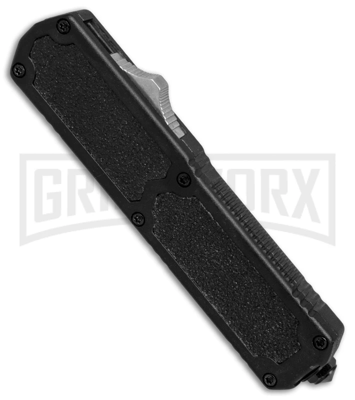 Titan Black D/A OTF Automatic Knife - Tanto Satin Plain 4 Titan Black D/A OTF Automatic Knife - Tanto Satin Plain - Image 2